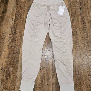 Athleta Attitude Mid Rise Joggers- NWT - Size 4 Petite - Color:Abalone